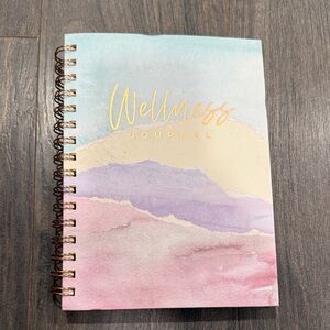 Colorful Wellness Journal with Gold Accents 1:29